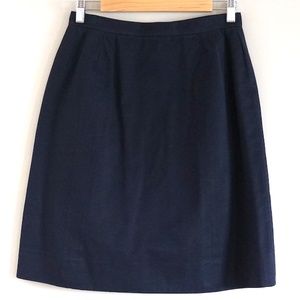 CHANEL  NAVY BLUE SKIRT